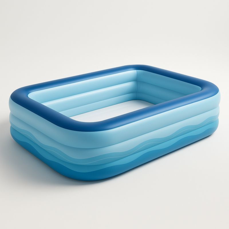 Piscine Gonflable Rectangulaire 262x175x56 cm PVC Bleu