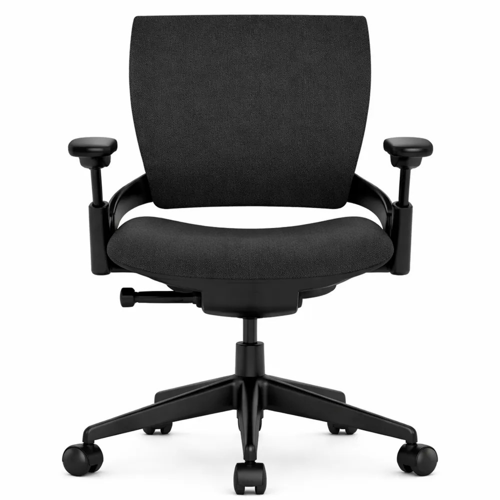 Chaise de bureau ergonomique avec soutien lombaire et dossier flexible