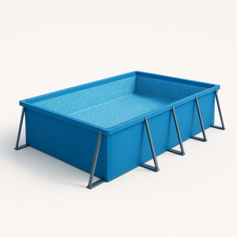 Piscine en Acier et PVC 300x200x75 cm Bleu