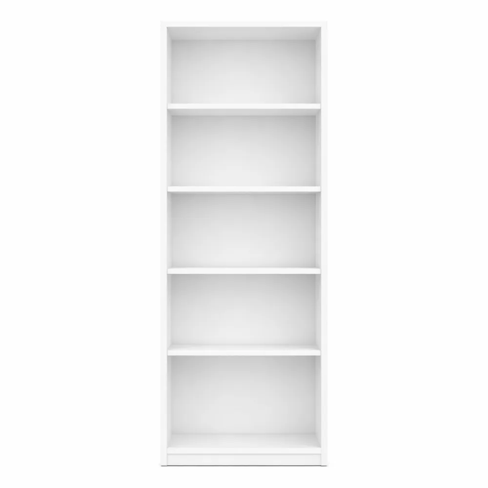 Étagère de Rangement à 7 Niveaux en Blanc pour Intérieur-Furnihouseco