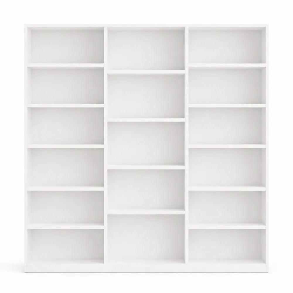 Étagère de Rangement avec 17 Compartiments pour Salon ou Bureau-Furnihouseco