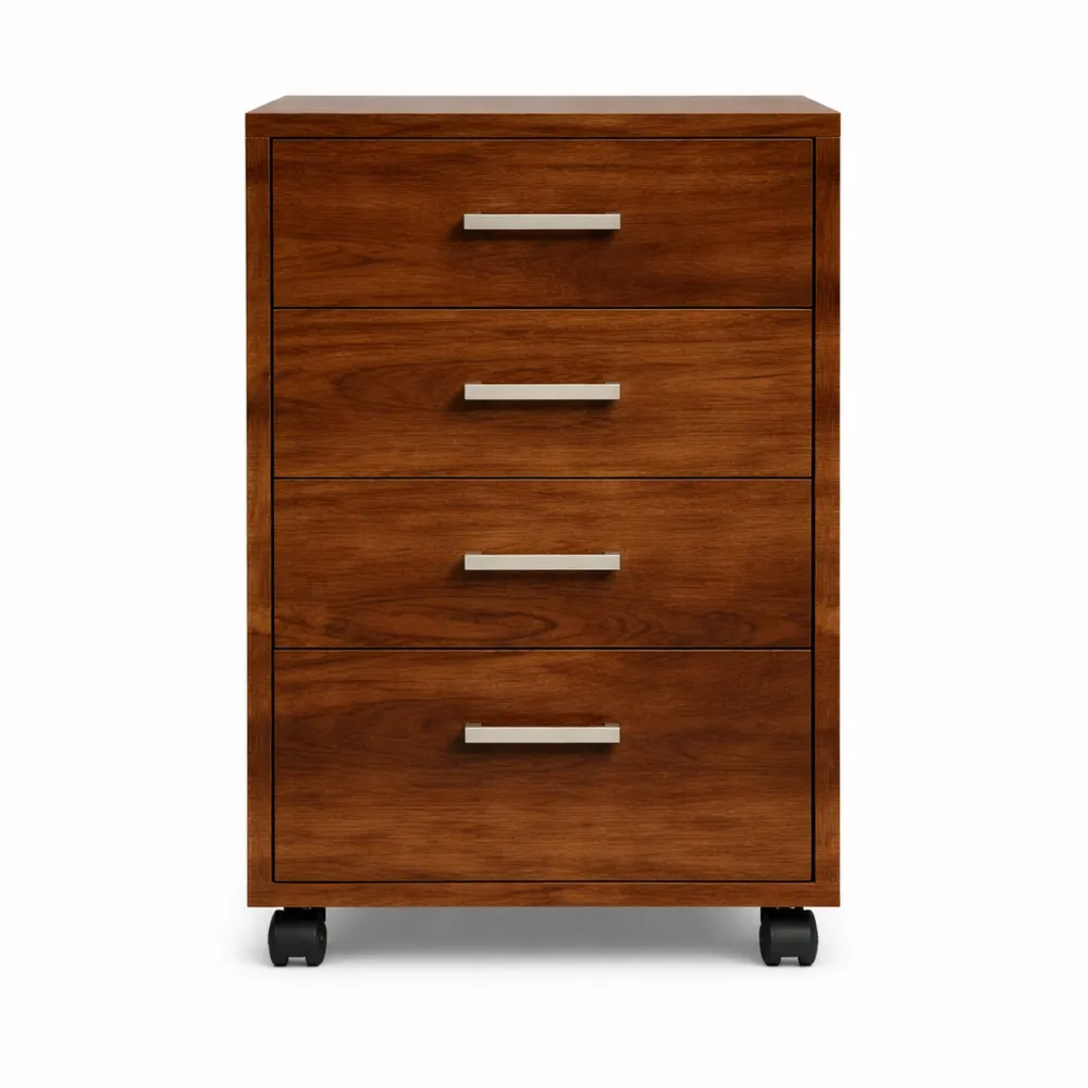 Caisson mobile avec tiroirs en bois d'ingénierie-Woodlivingco