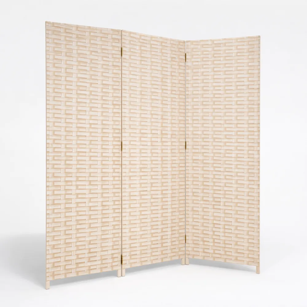 Paravent pliable à 4 panneaux 180x180 cm - Séparateur décoratif et multifonction