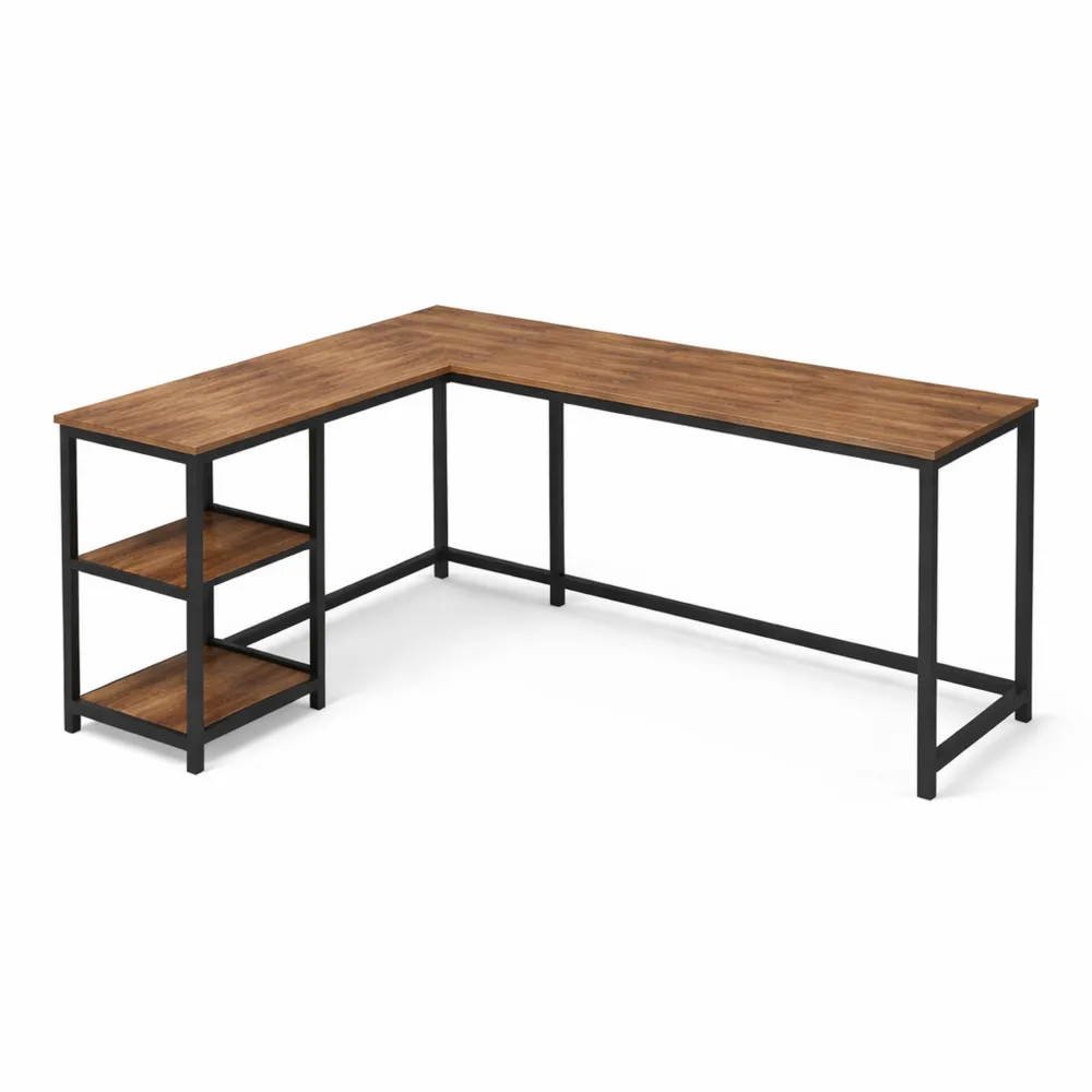 Grand Bureau Moderne en Bois pour Bureau à Domicile