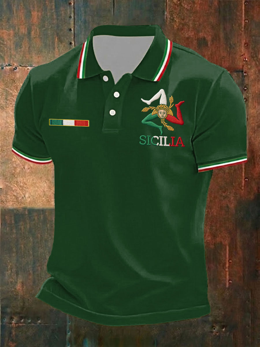 Camicia Sicilia Trinacria da uomo