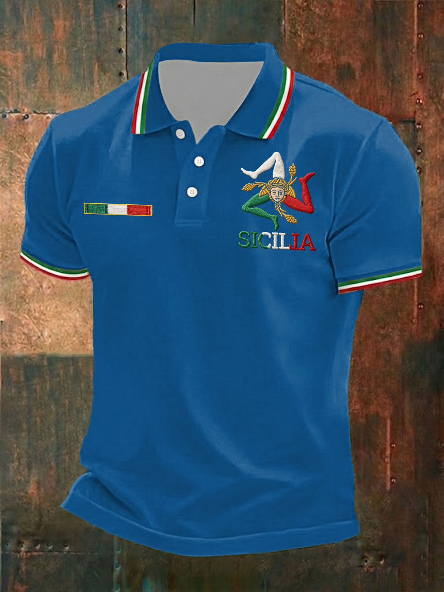 Camicia Sicilia Trinacria da uomo