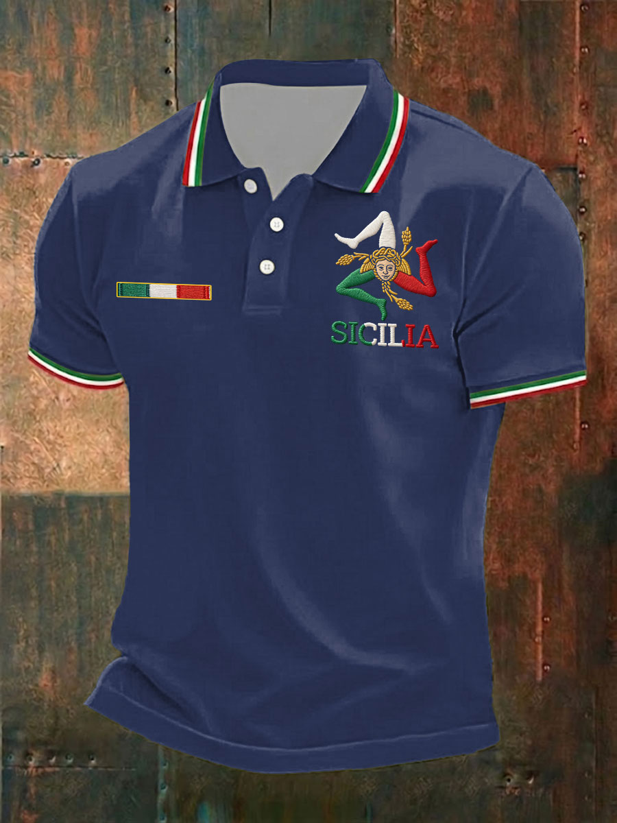 Camicia Sicilia Trinacria da uomo
