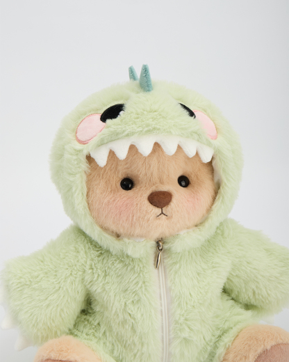 Getahug Furry Dino Bear | Handmade Jointed Teddy Bear Gift