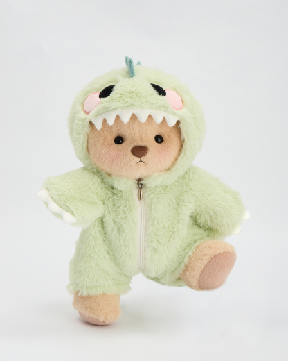Getahug Furry Dino Bear | Handmade Jointed Teddy Bear Gift
