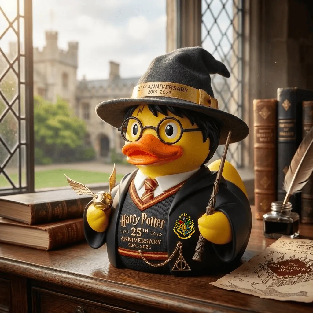 Harry Potter 25th Anniversary Commemorative Duck
