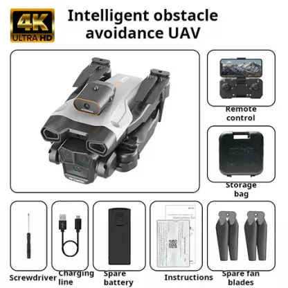 ✨Drone with 4K Camera Suitable for Adults, HS175D Remote Control Quadcopter with Auto Return