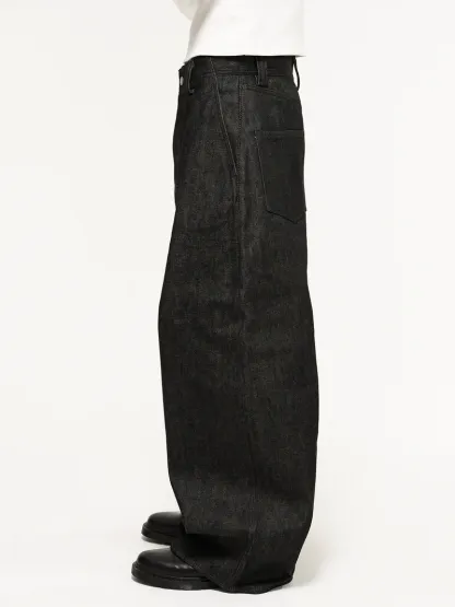 JAPANESE SELVEDGE  CURVED-LEGS JEANS