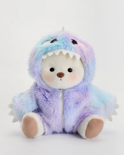 Getahug Furry Dino Bear | Handmade Jointed Teddy Bear Gift