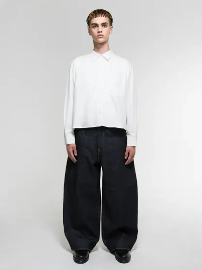 JAPANESE SELVEDGE  CURVED-LEGS JEANS