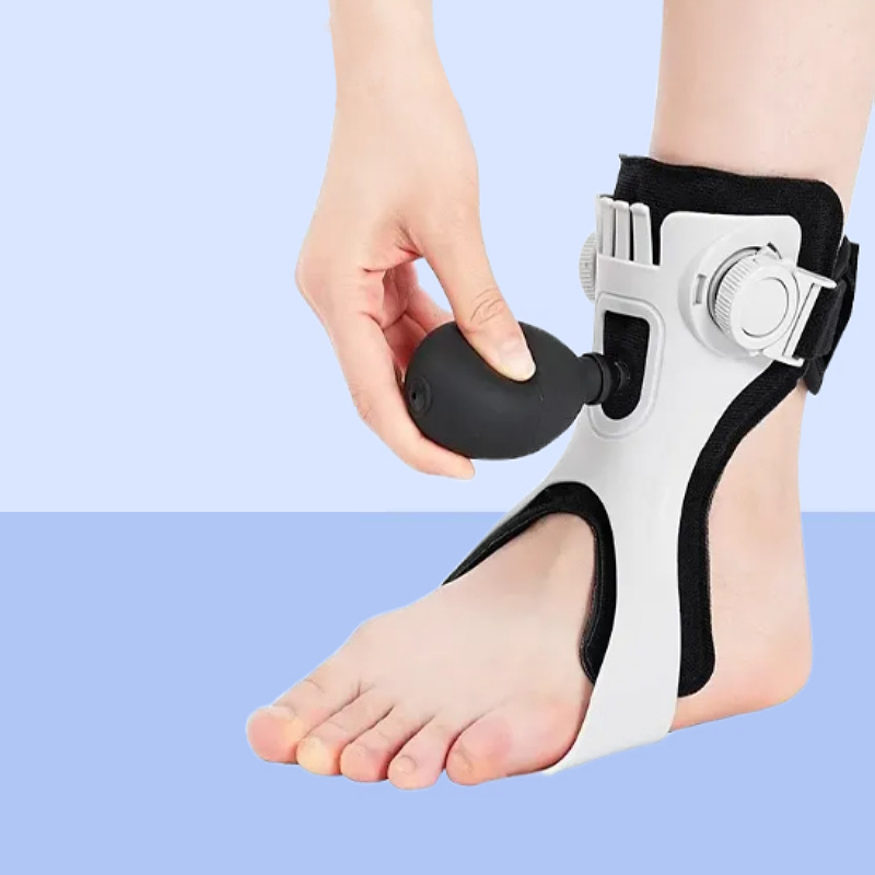 Foot drooping and inversion orthosis