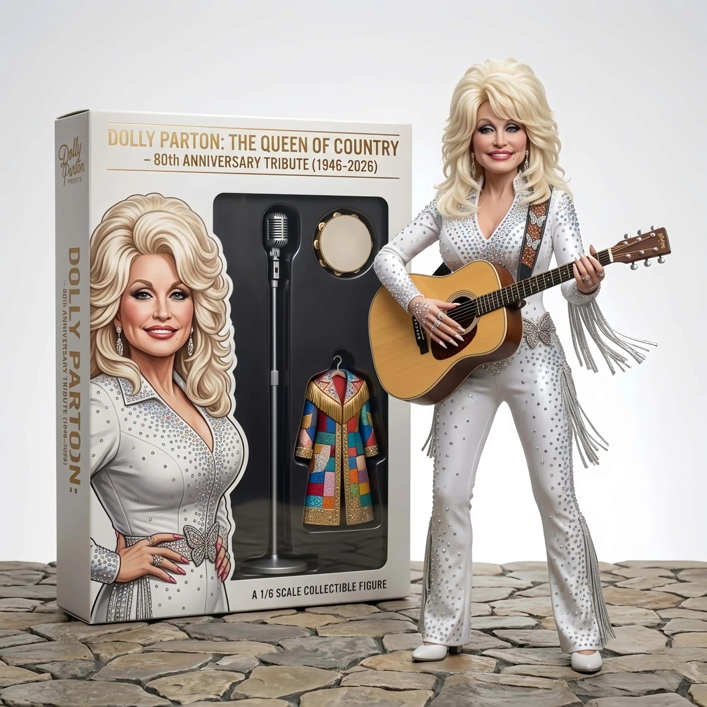 Dolly Parton 80th Anniversary Hot Toy 1/6 Collection Figures