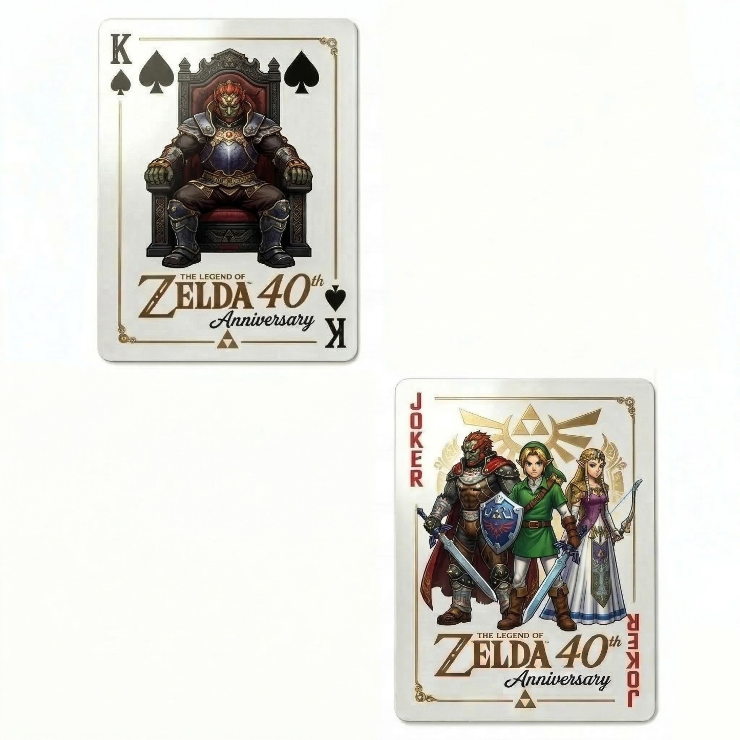 🗡️The Legend of Zelda 40th Anniversary Premium Playing Cards