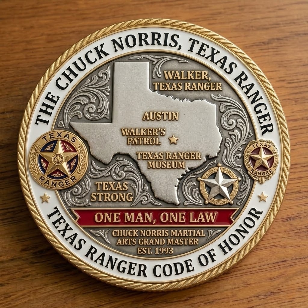 Walker, Texas Ranger Chuck Norris Commemorative Coin