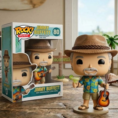 Jimmy Buffett 80th Anniversary POP Figure