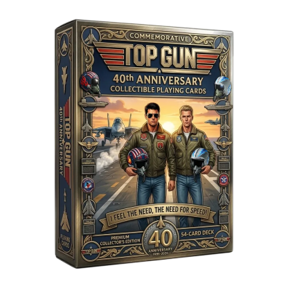 Top Gun 40th Anniversary Commemorative Edition Playing Cards—54 CARDS
