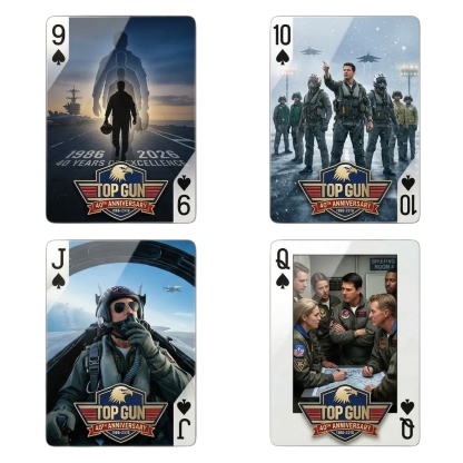 Top Gun 40th Anniversary Commemorative Edition Playing Cards—54 CARDS