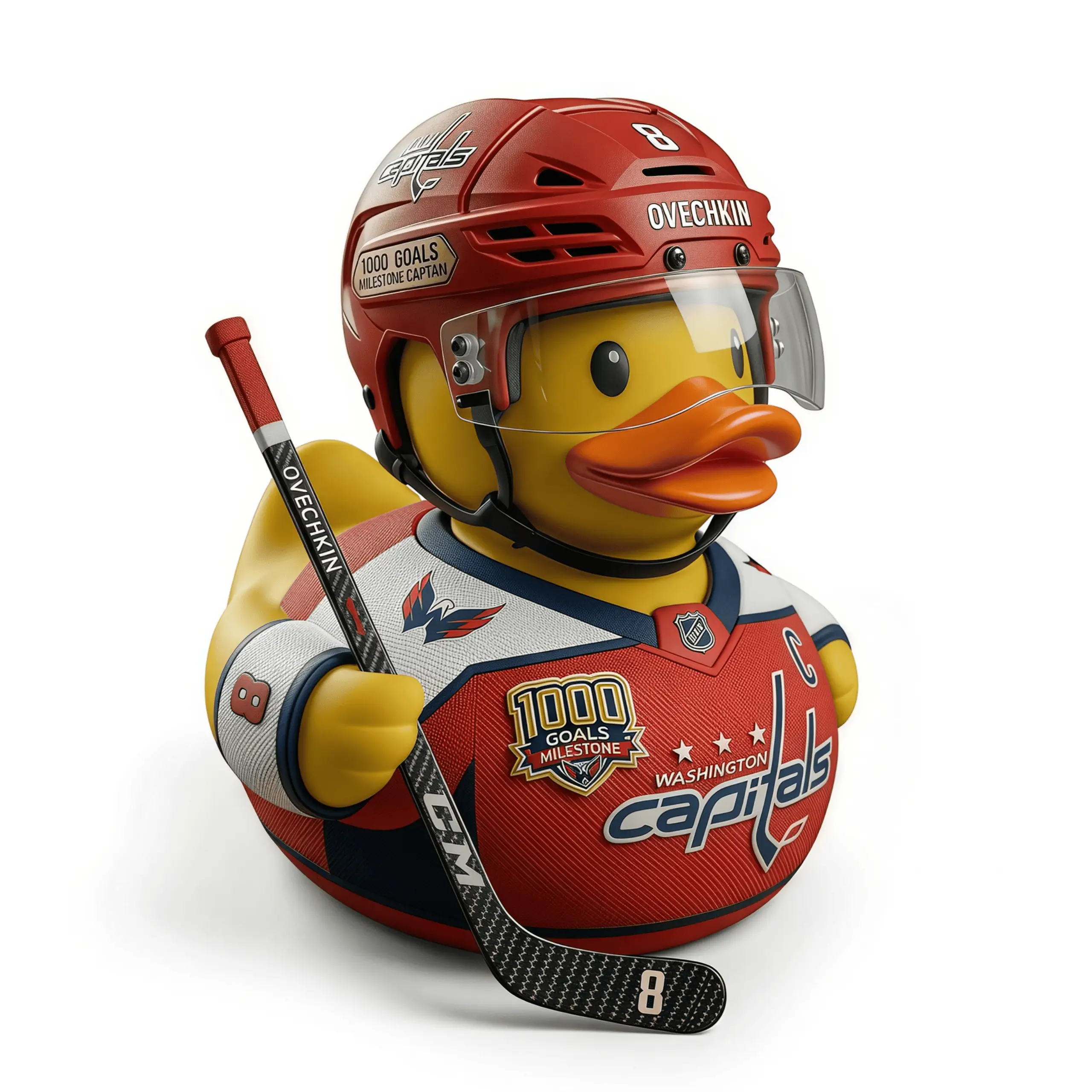 Alex Ovechkin 1,000-Goal Collector's Edition Rubber Duck