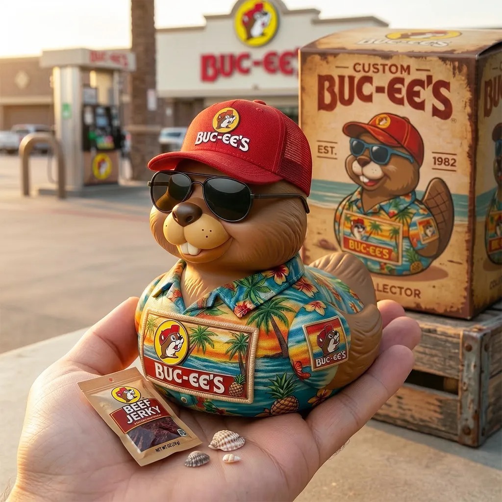 Summer Vibes Buc-ee's Hawaiian Beaver Duck