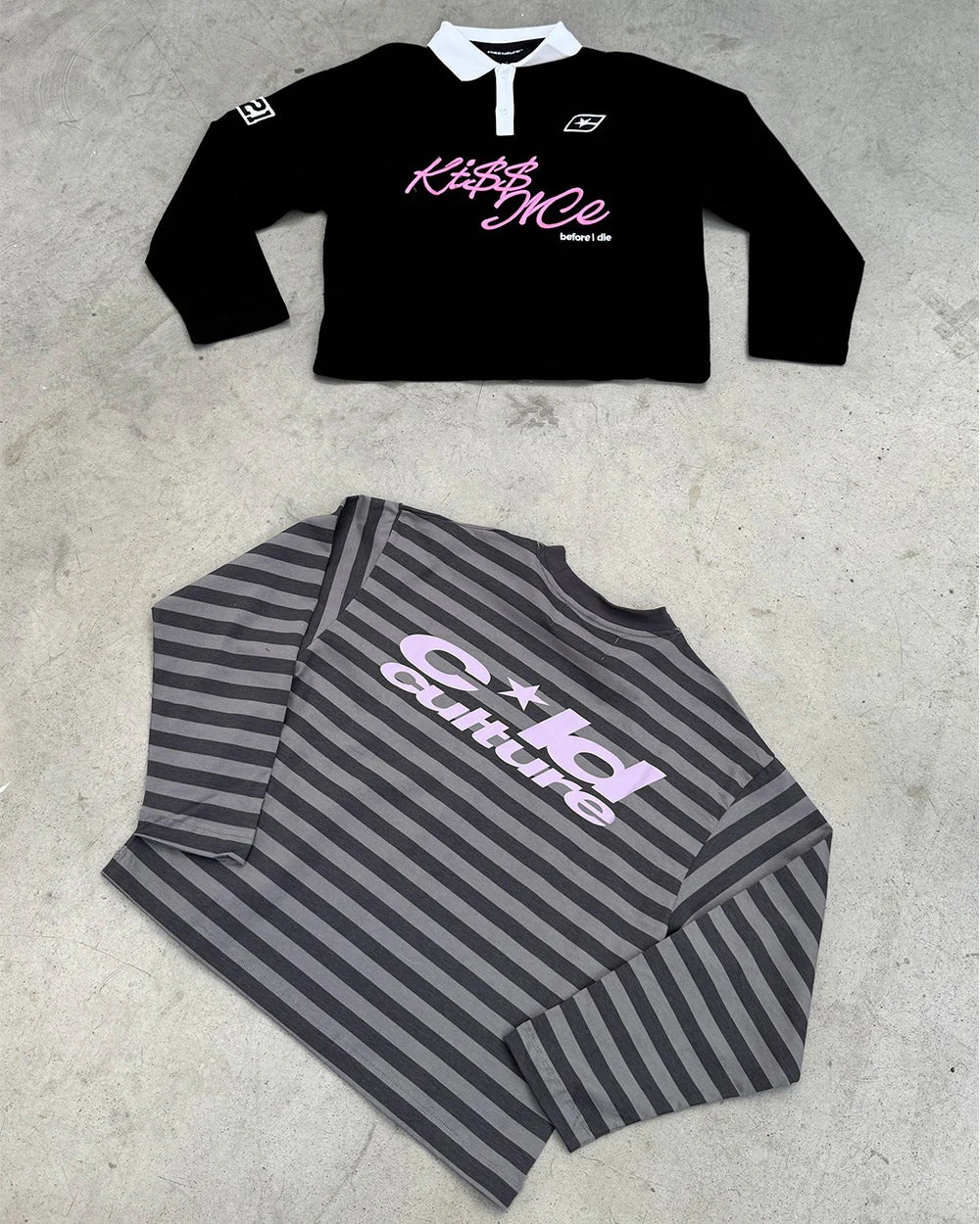 PARDON ME LONGSLEEVE BLACK & BLUE