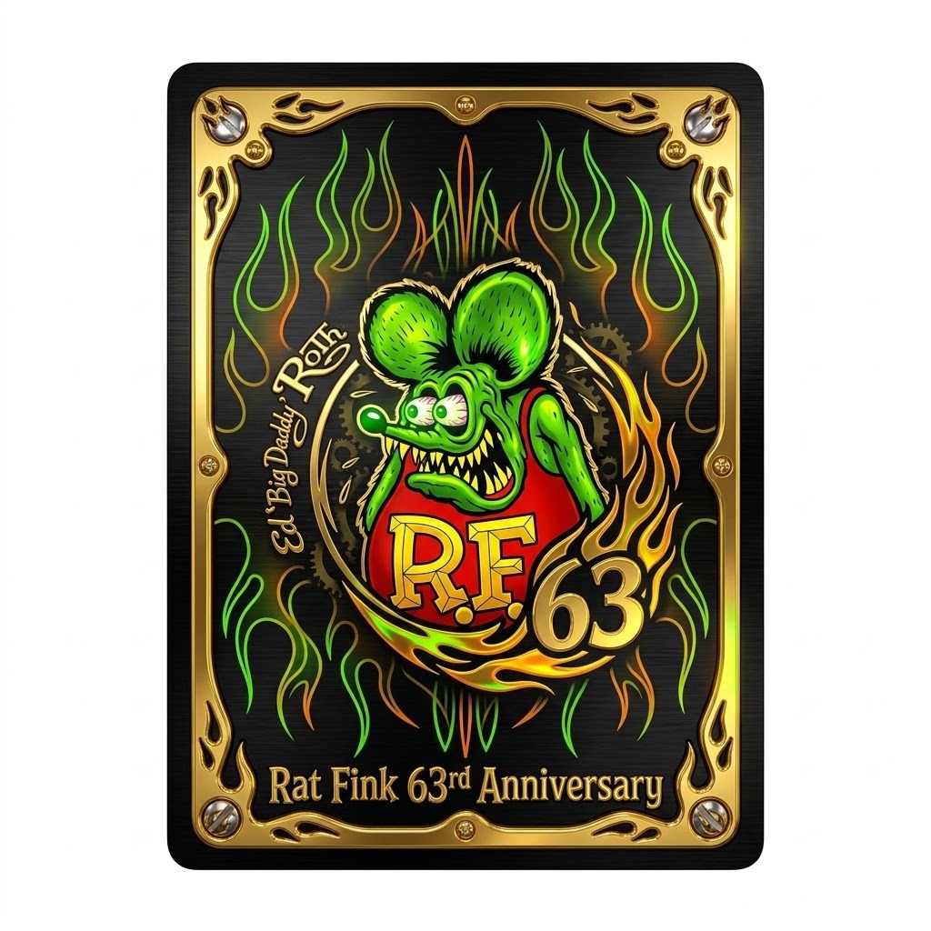 🐀Rat Fink 63rd Anniversary Limited Edition Playing Cards—54 CARDS