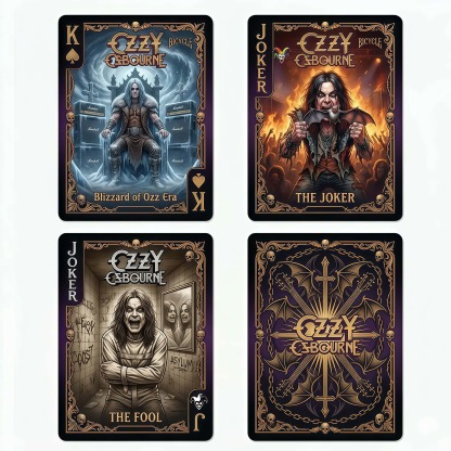 Ozzy Osbourne "Prince of Darkness" Bicycle Commemorative Playing Card