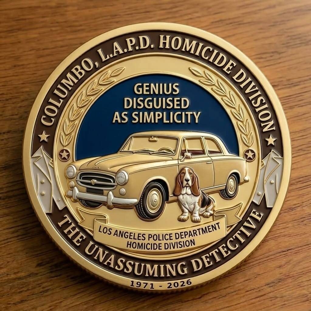 Columbo 55th Anniversary Coin