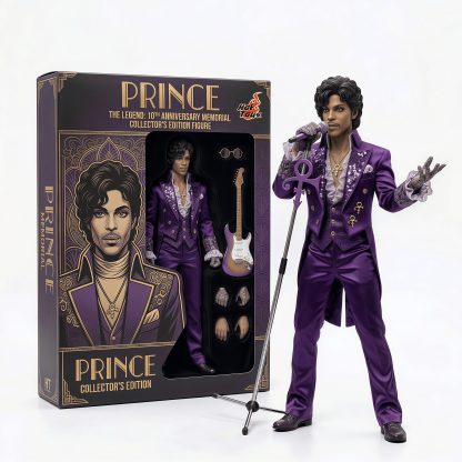 Hot Toys 1/18 Scale Prince Rogers Nelson 10th Anniversary Commemorative Edition Figure