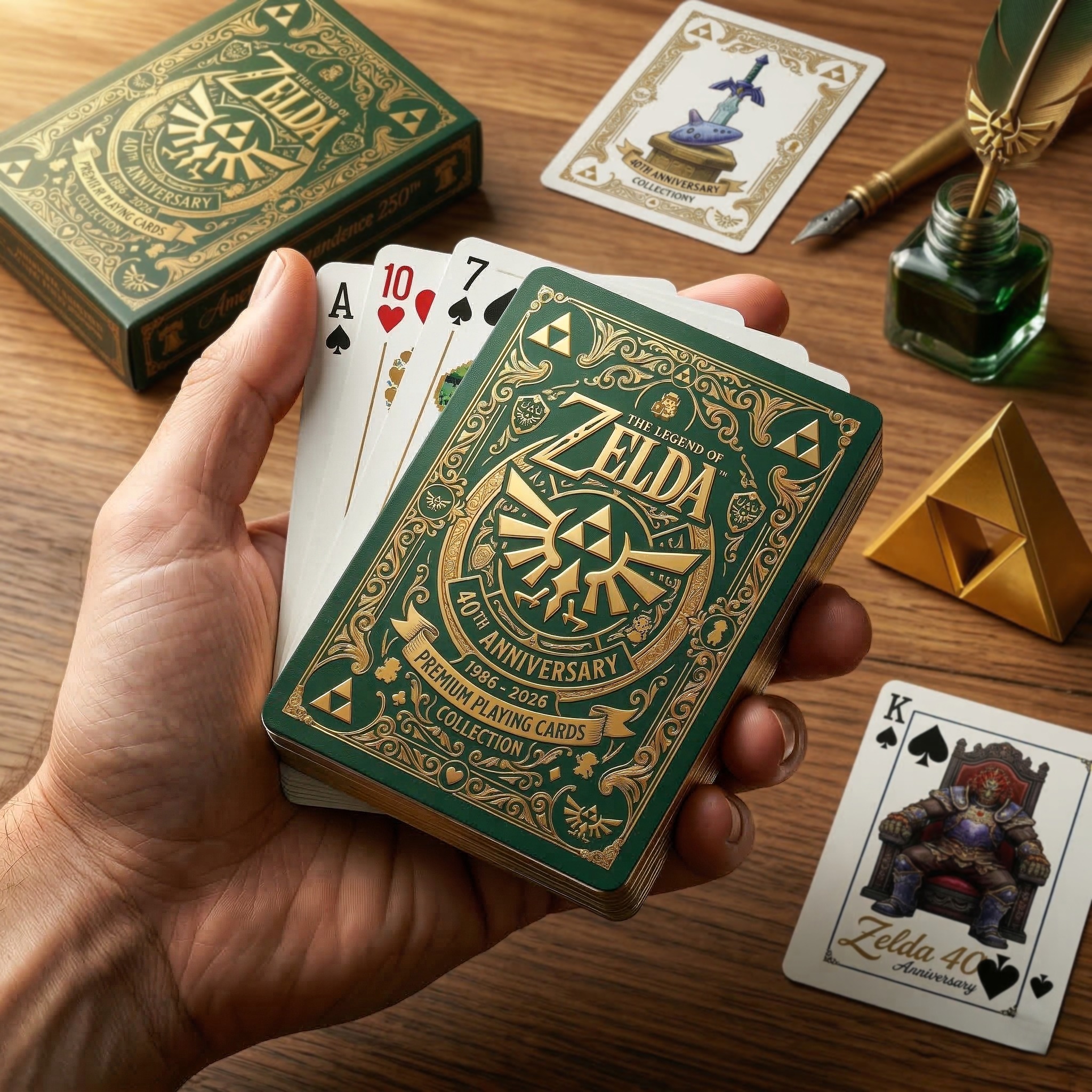 🗡️The Legend of Zelda 40th Anniversary Premium Playing Cards