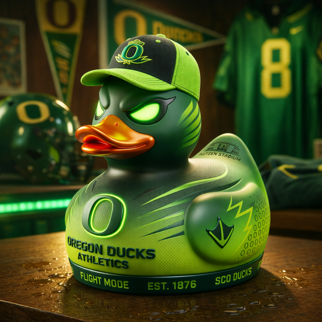 Oregon Ducks “Flight Mode” Collector Duck – Limited Edition