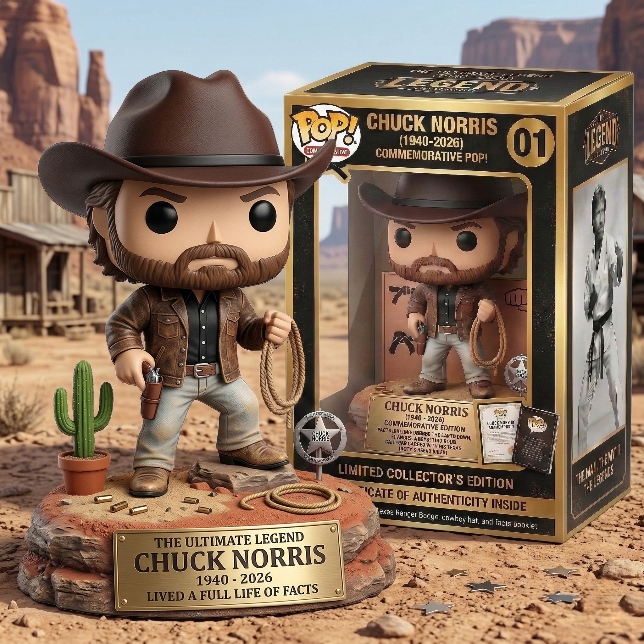 Chuck Norris: The Ultimate Legend Commemorative POP!