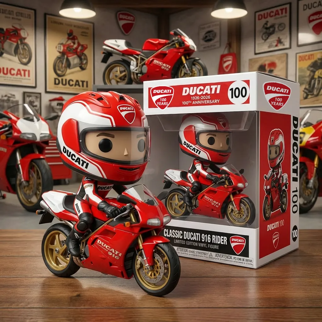 Ducati 100th Anniversary: Classic 916 Rider Vinyl Figure