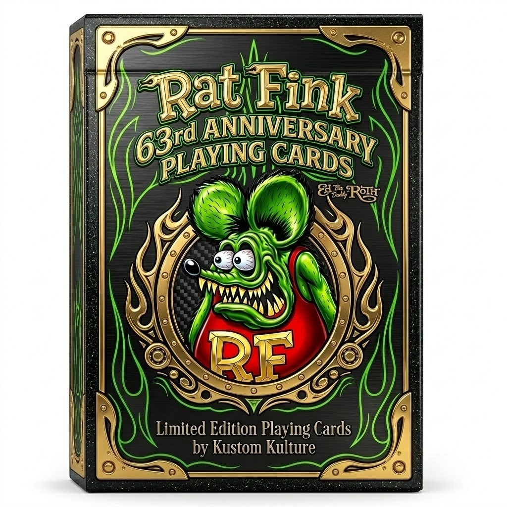 🐀Rat Fink 63rd Anniversary Limited Edition Playing Cards—54 CARDS