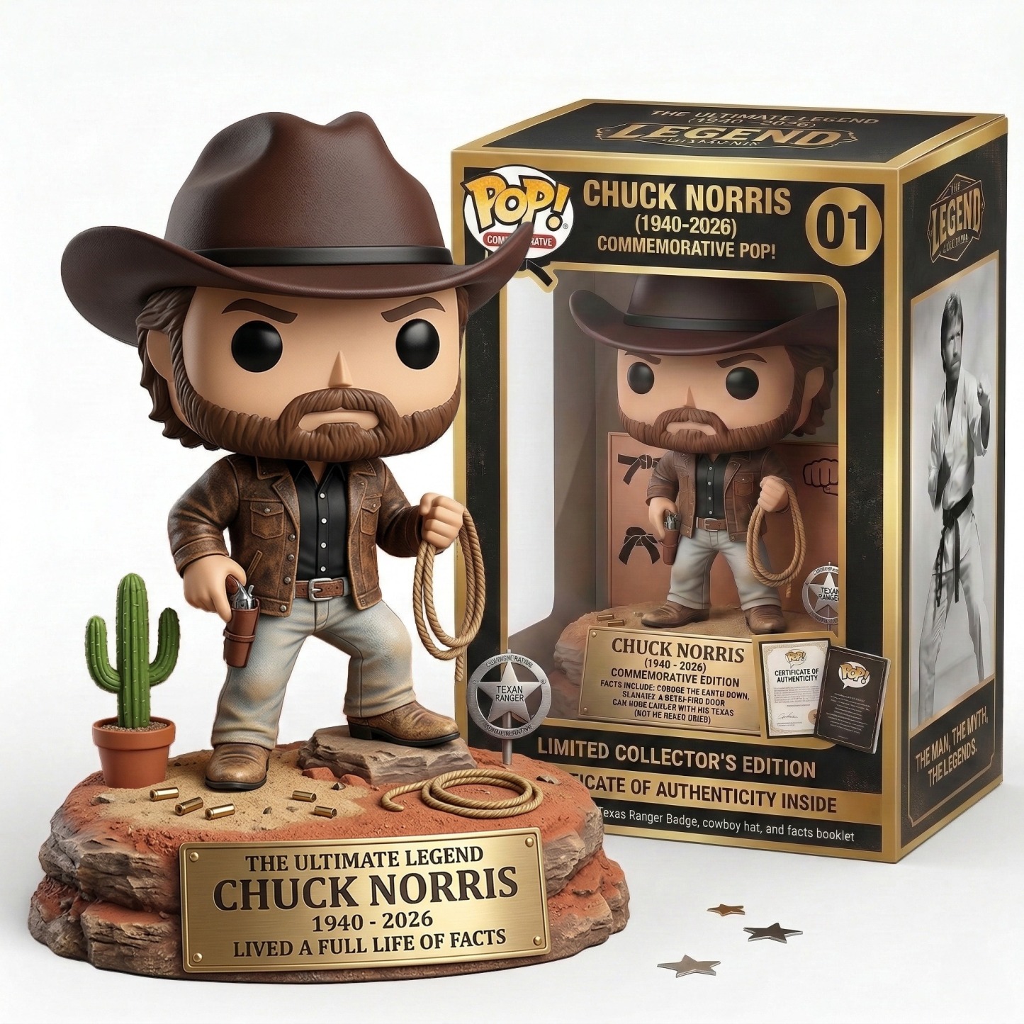 Chuck Norris: The Ultimate Legend Commemorative POP!