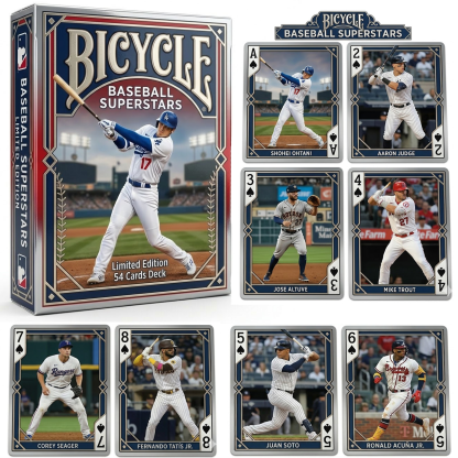 MLB Baseball Superstar Bicycle Limited Edition Playing Cards