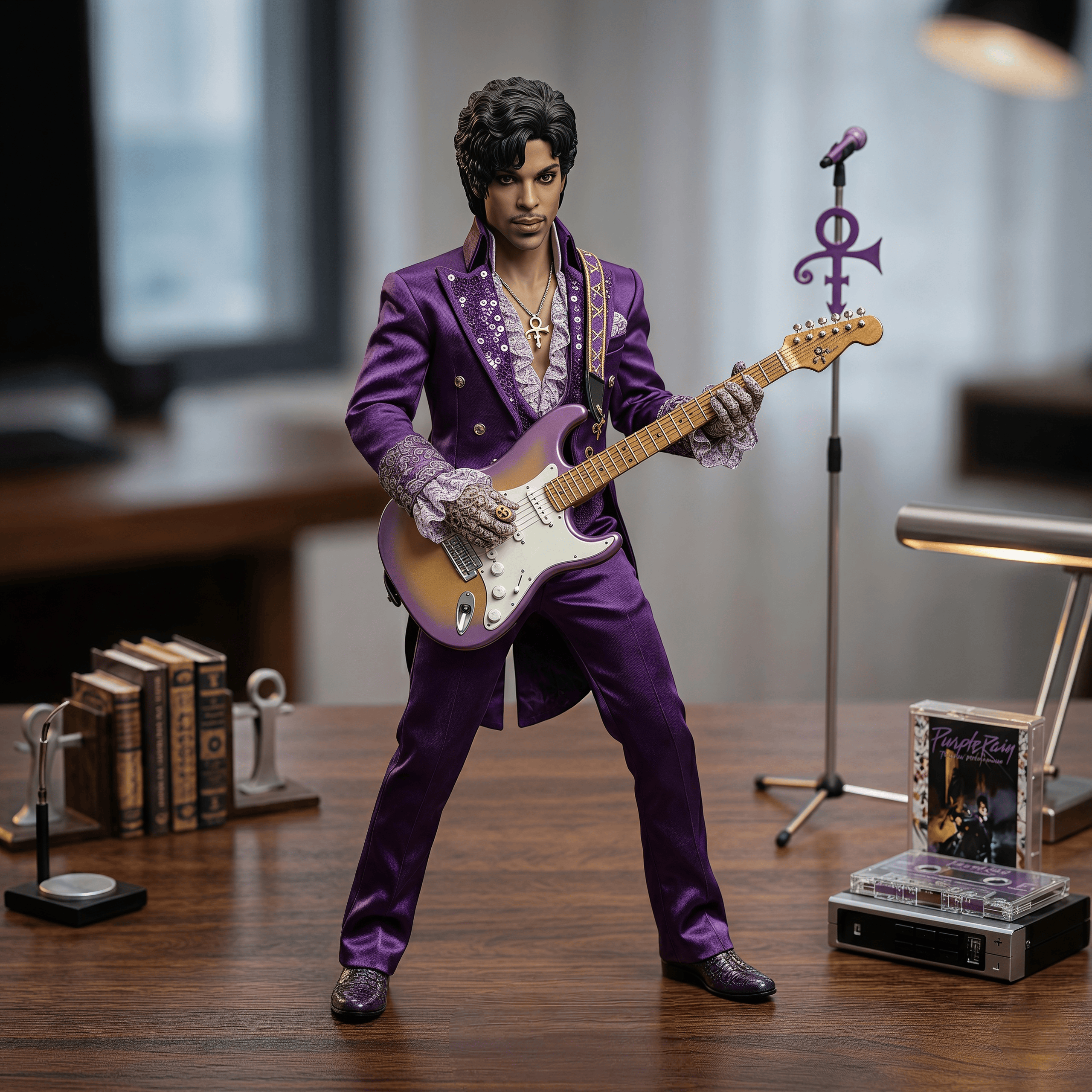 Hot Toys 1/18 Scale Prince Rogers Nelson 10th Anniversary Commemorative Edition Figure