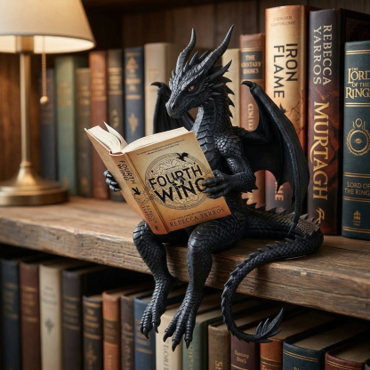 Fourth Wing Dragon Desk Companion Figurine