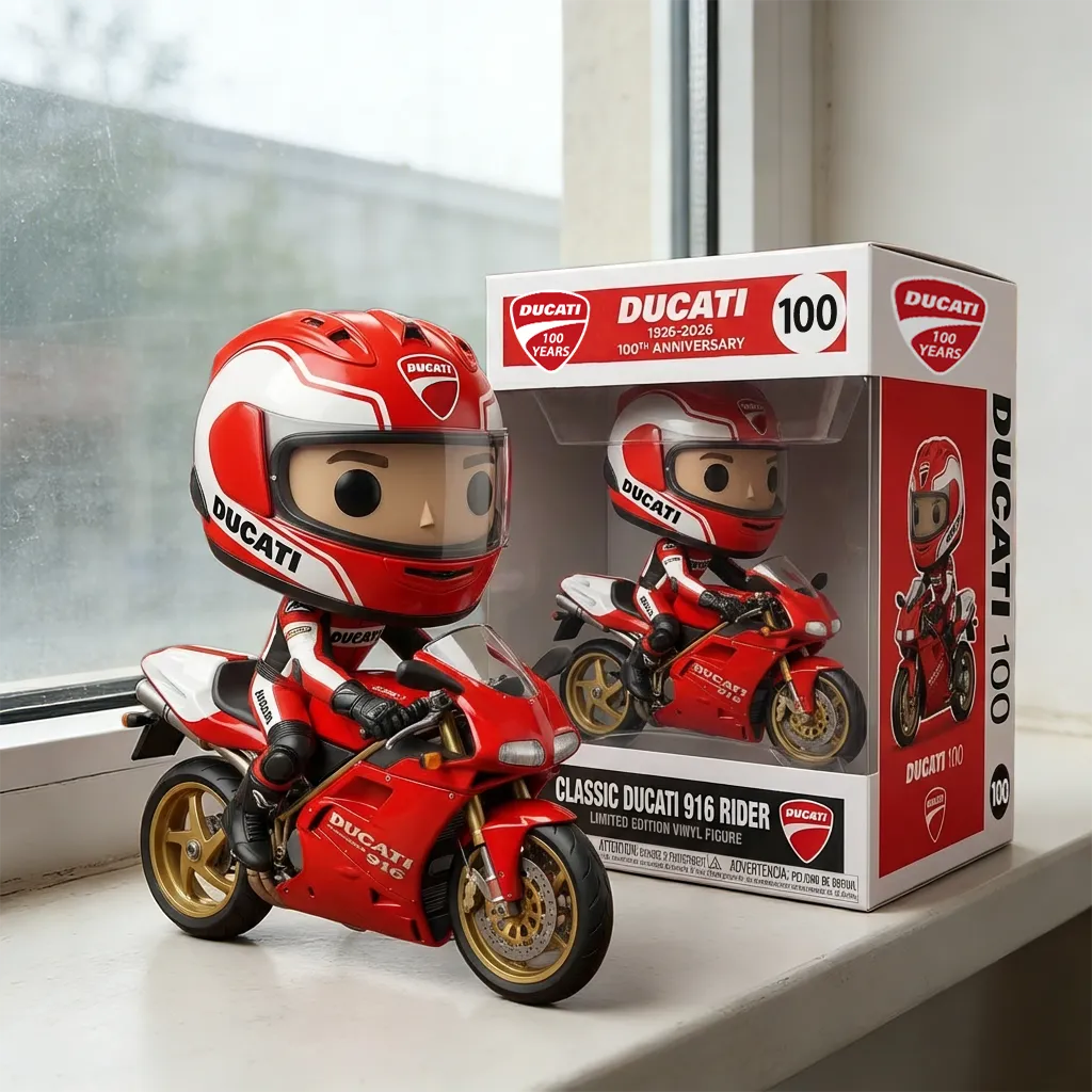 Ducati 100th Anniversary: Classic 916 Rider Vinyl Figure