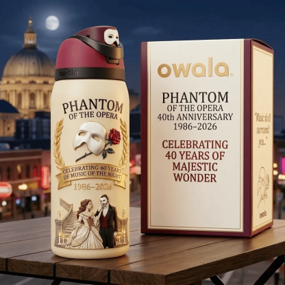 The Phantom of the Opera 40th Anniversary Collector's Edition Owala FreeSip