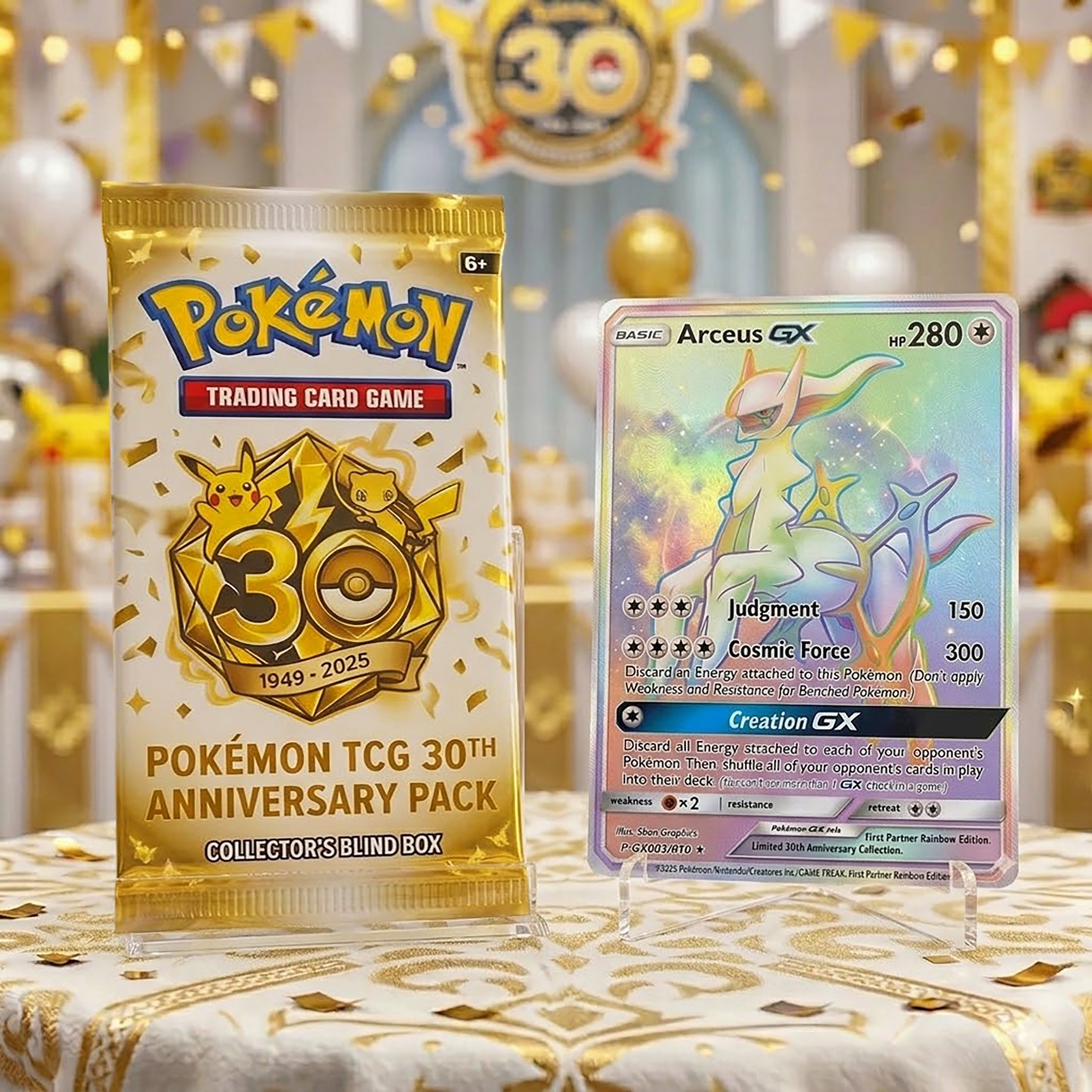 Pokémon 30th Anniversary TCG Cards