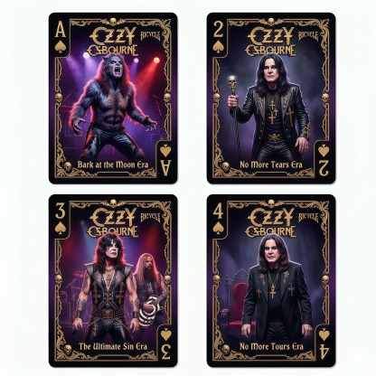 Ozzy Osbourne "Prince of Darkness" Bicycle Commemorative Playing Card