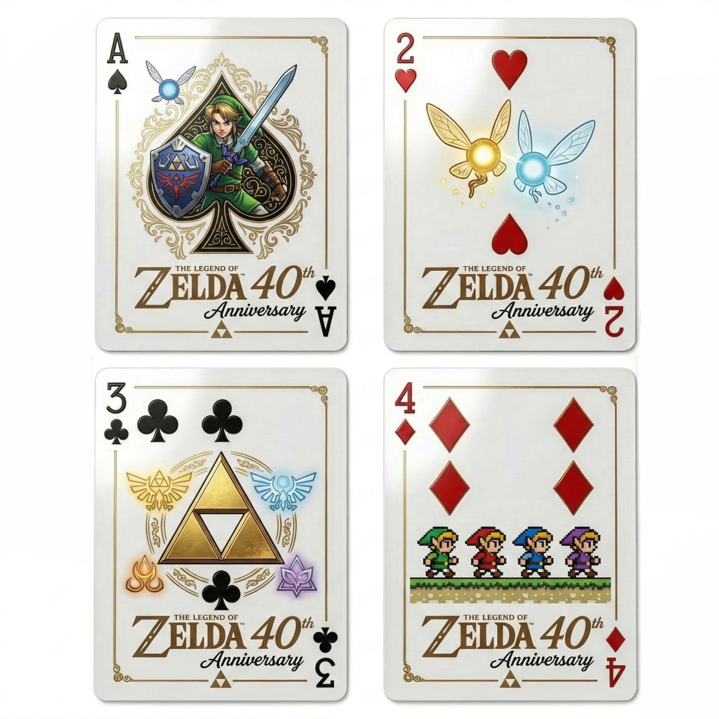 🗡️The Legend of Zelda 40th Anniversary Premium Playing Cards