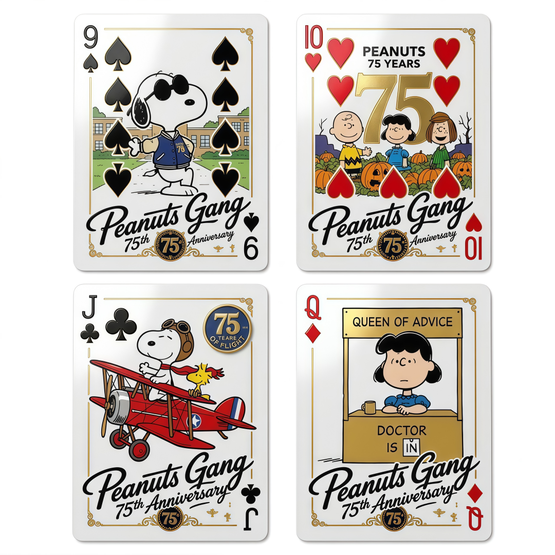 🃏 Peanuts 75th Anniversary Commemorative Playing Cards