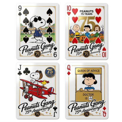 🃏 Peanuts 75th Anniversary Commemorative Playing Cards