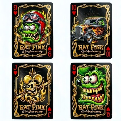 🐀Rat Fink 63rd Anniversary Limited Edition Playing Cards—54 CARDS