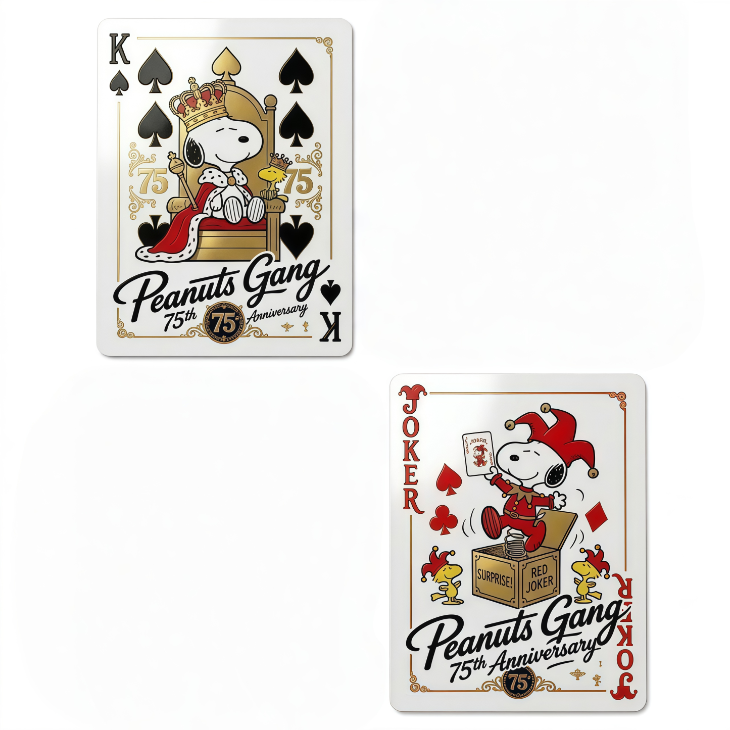 🃏 Peanuts 75th Anniversary Commemorative Playing Cards